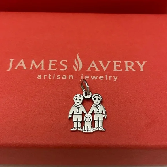 James Avery Jewelry Retired James Avery Two Boys With Dog